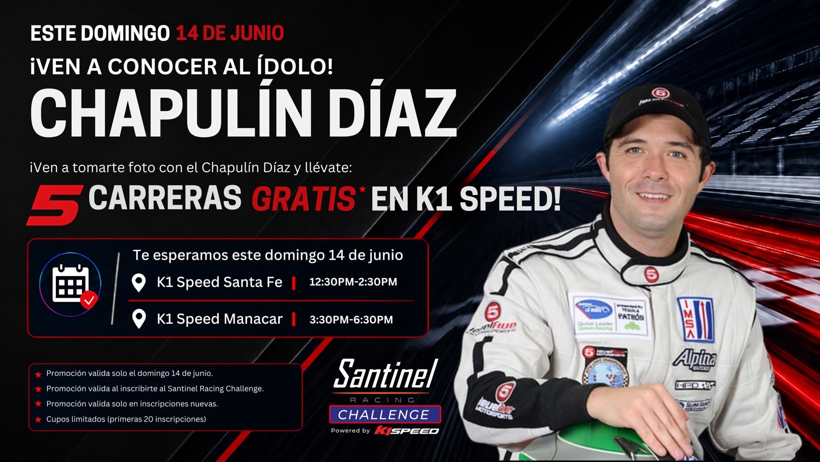 Promoción Santinel Racing Challenge